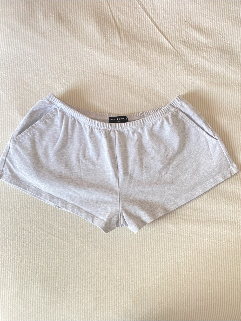 RARE White Fox into me relaxed shorts